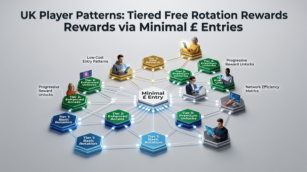 UK Player Patterns in Accessing Tiered Free Rotation Rewards Through Minimal Pound Entries on Progressive Networks